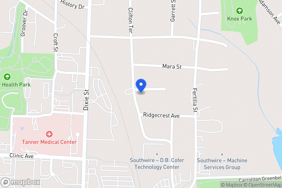 Map of 408 Clifton Terr
