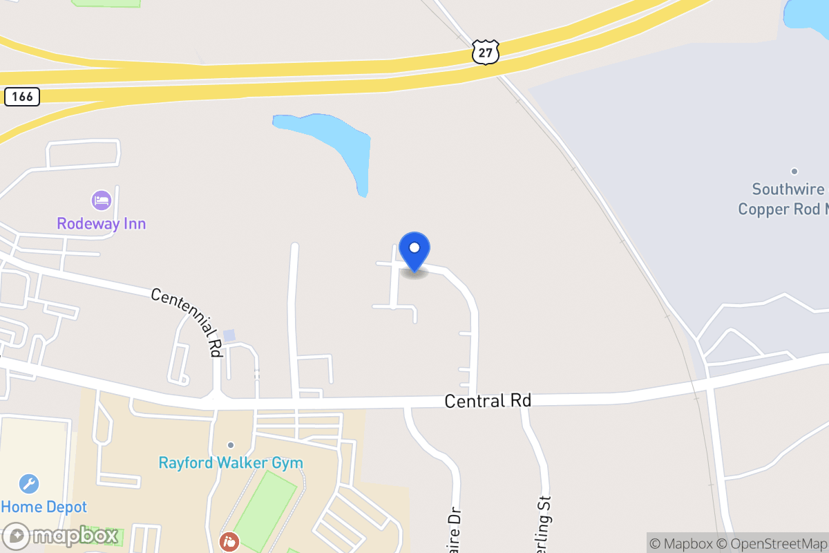 Map of Waverly Way