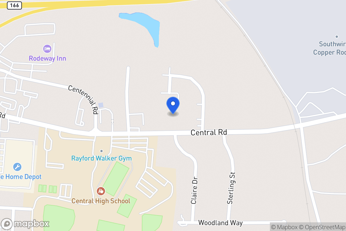 Map of 210 Central High Rd