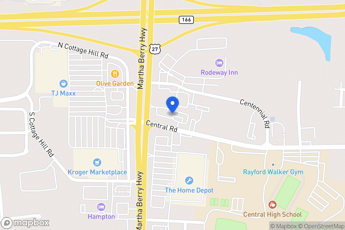 Map of 1316 S Park St