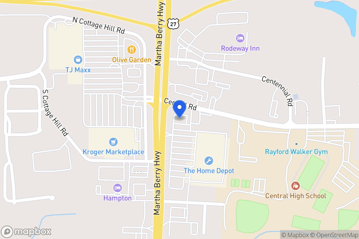 Map of 1322 S Park St