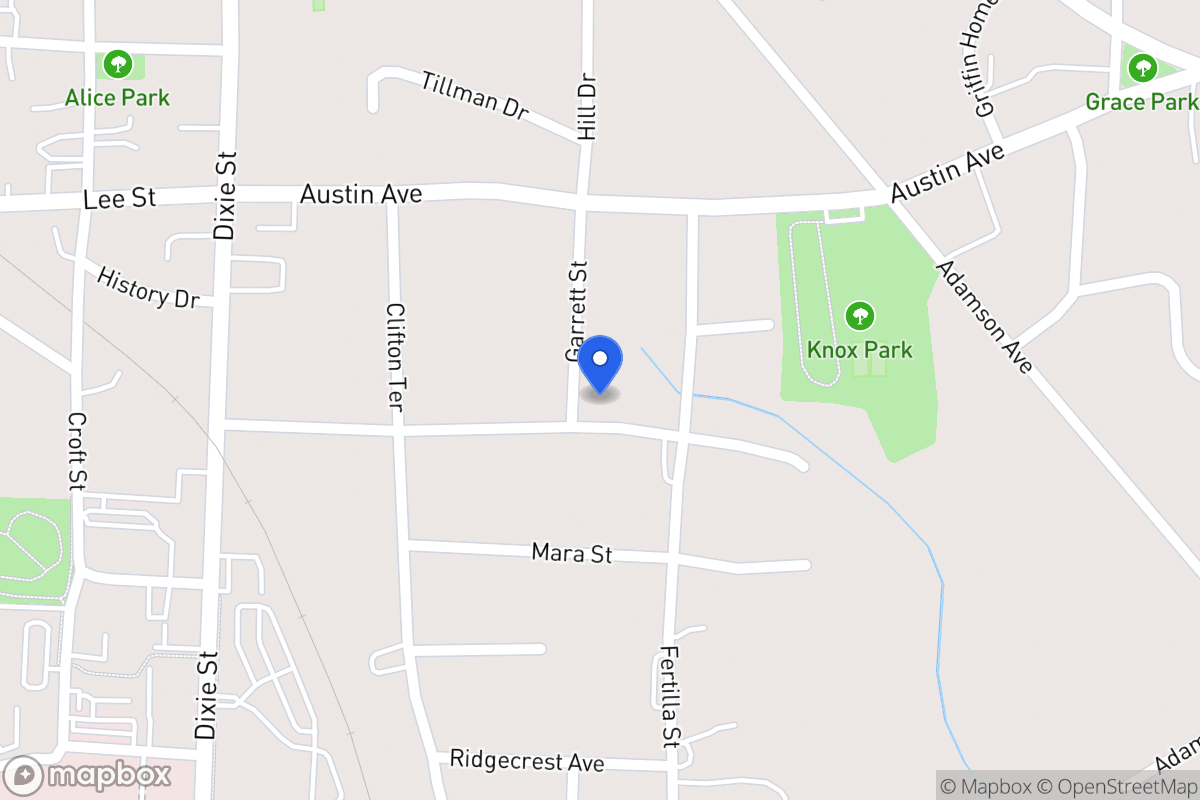 Map of Garrett St
