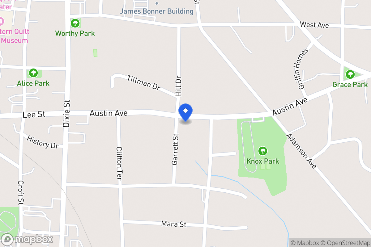 Map of 301 Austin Ave