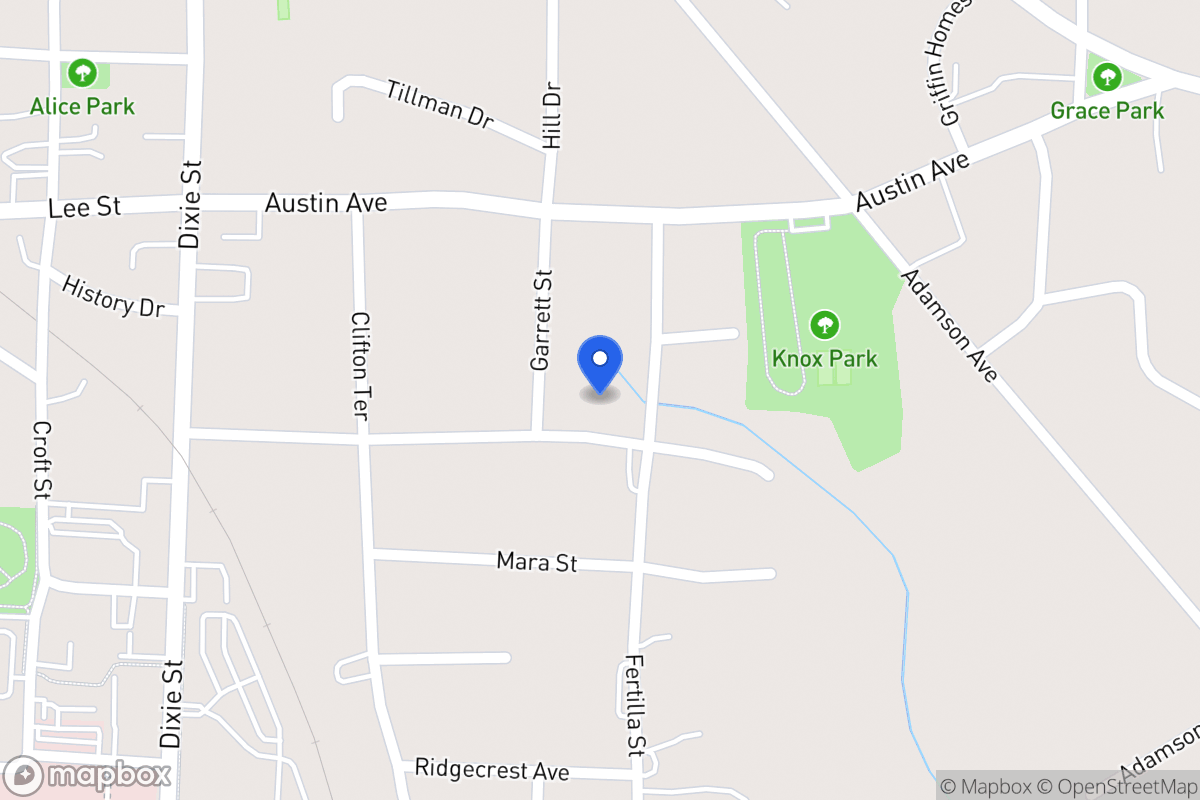 Map of 318 Harmon Ave