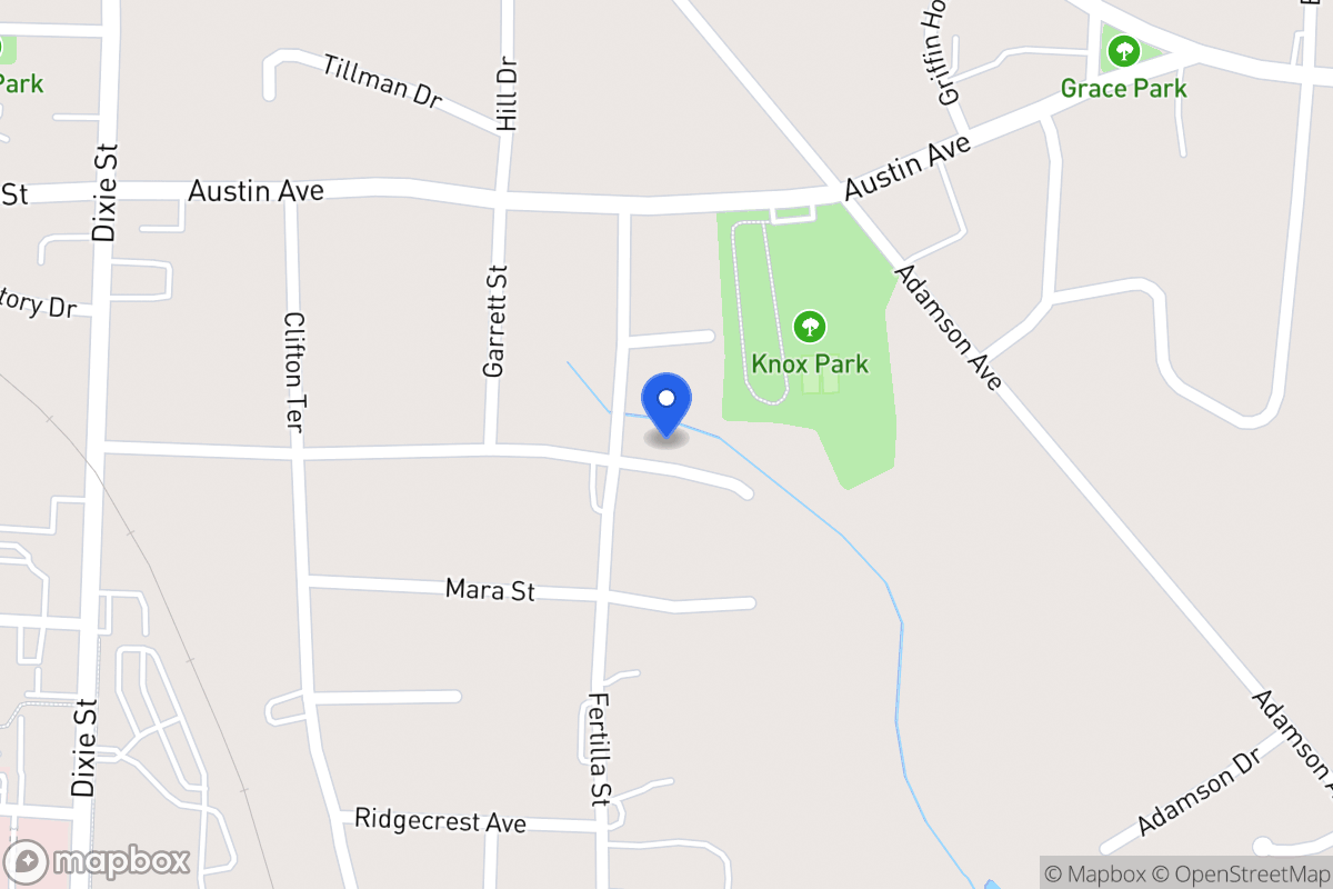 Map of 404 Harmon Ave