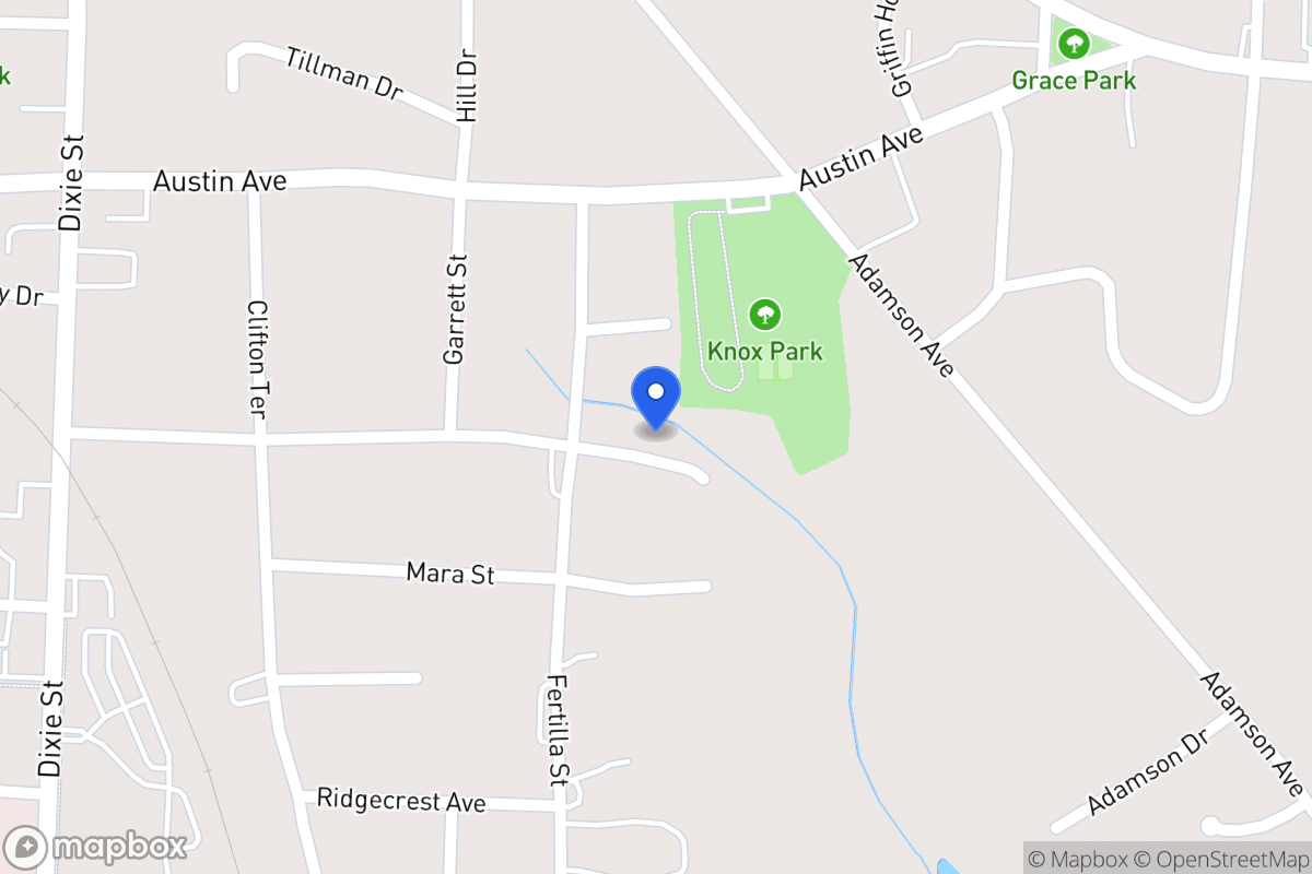Map of 406 Harmon Ave