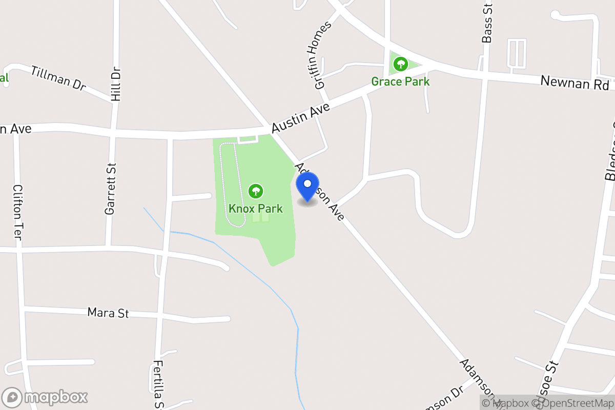 Map of 327 Adamson Ave