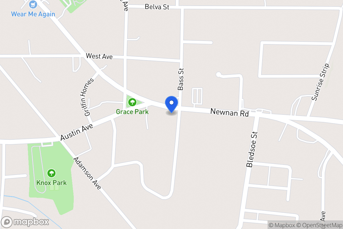 Map of 323 Newnan Rd