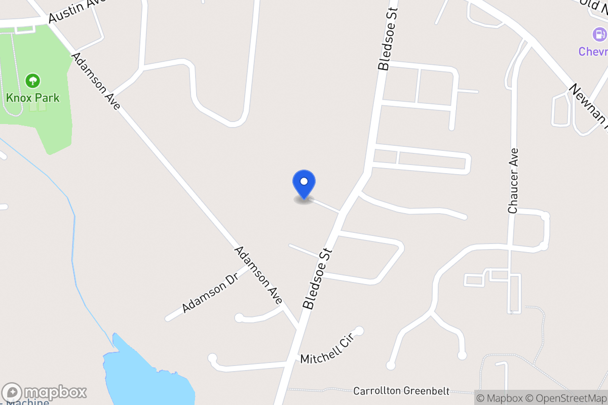 Map of 309 307 Bledsoe St