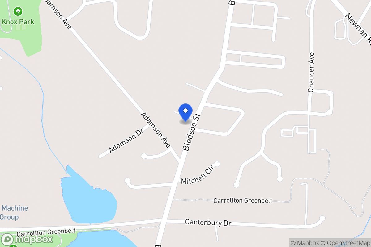 Map of 317 Bledsoe St