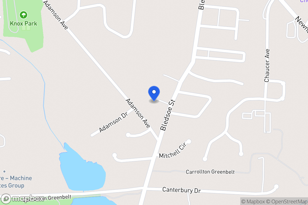 Map of 313 Bledsoe St