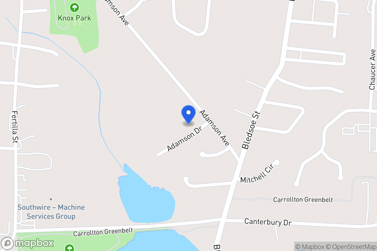 Map of 119 Adamson Dr