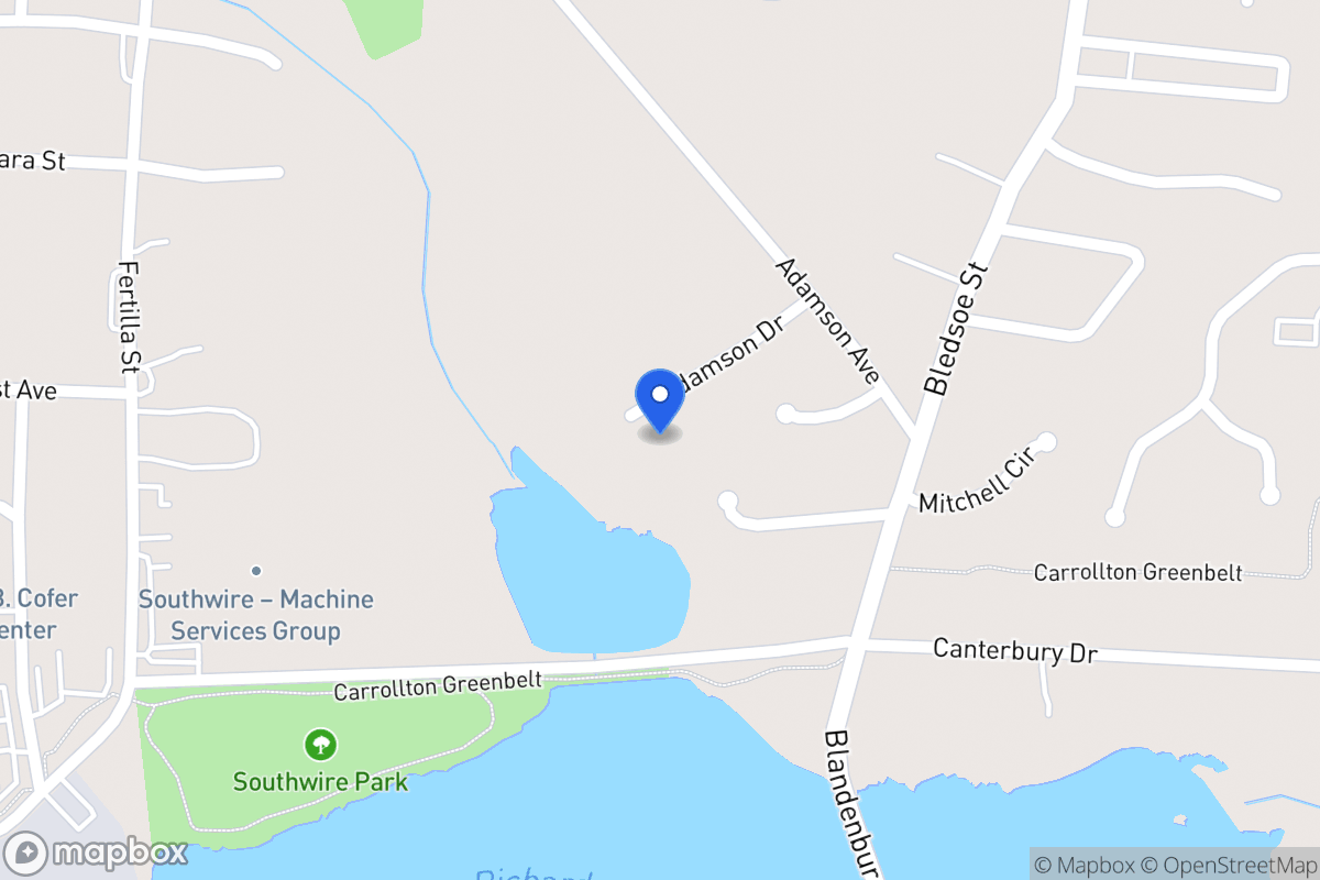Map of Adamson Dr