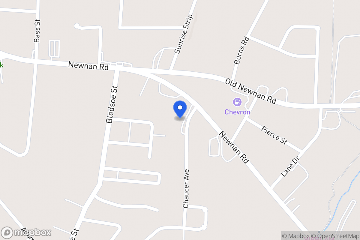 Map of 537 Newnan Rd
