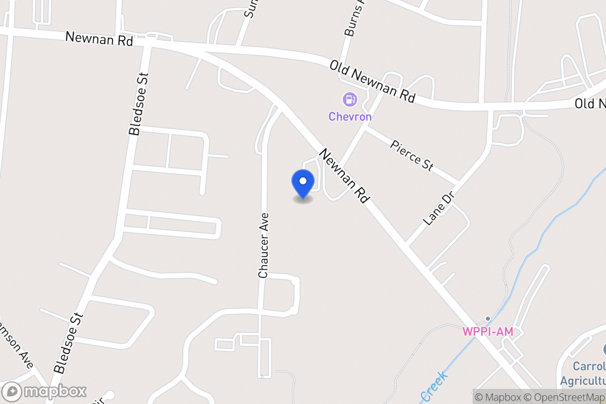 Map of 575 Newnan Rd
