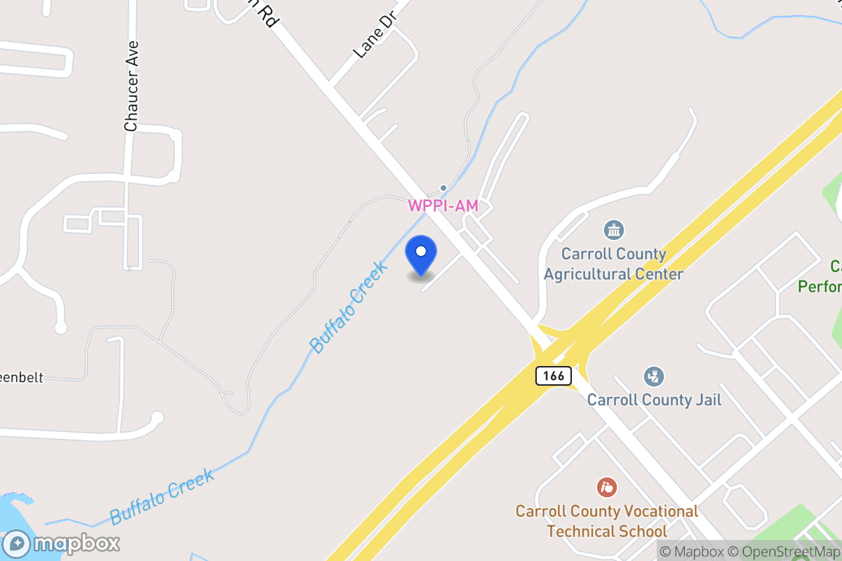 Map of 825 Newnan Rd