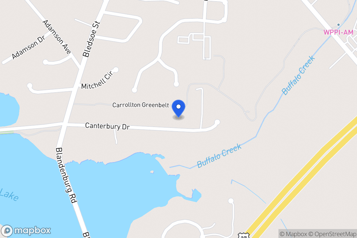 Map of 124 Canterbury Dr