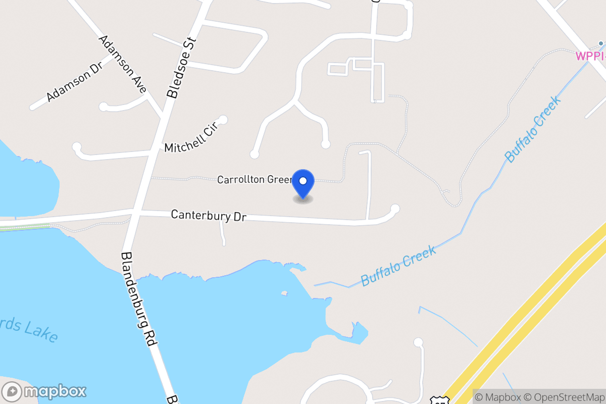 Map of 122 Canterbury Dr