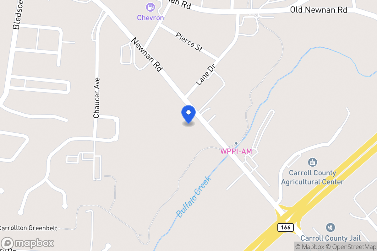 Map of 703 Newnan Rd