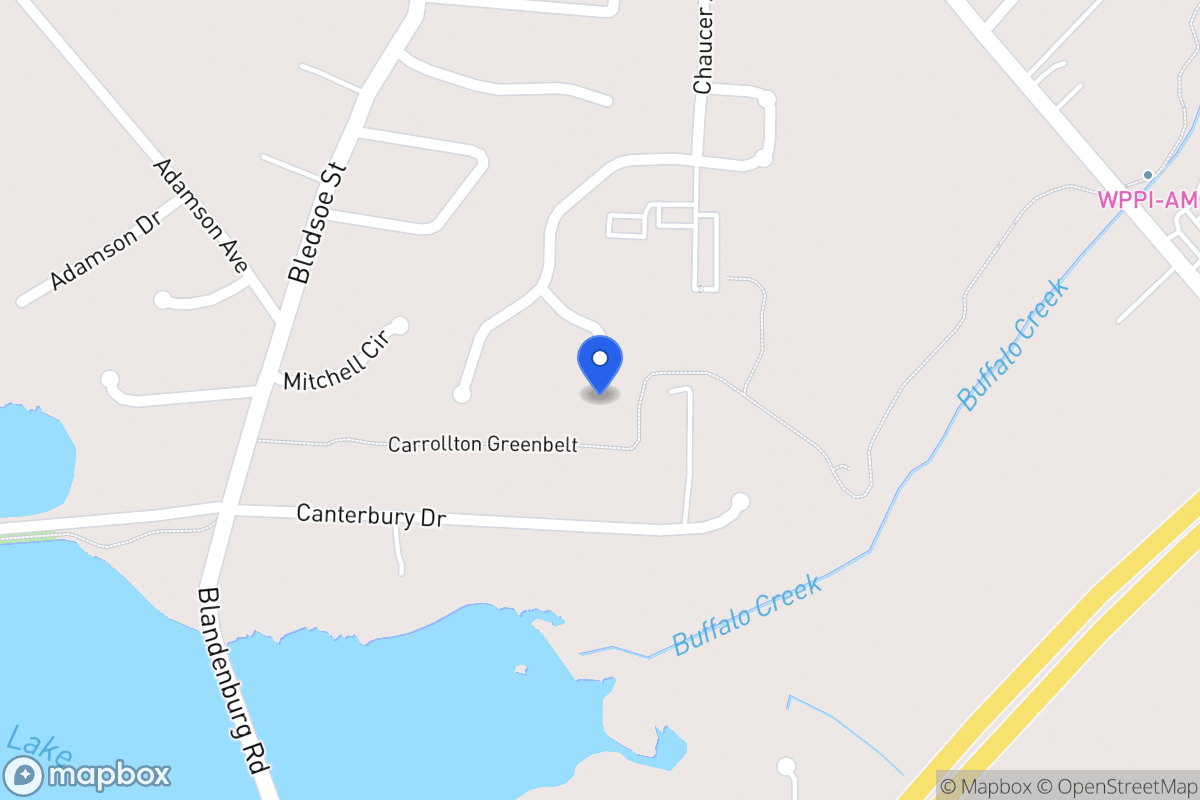 Map of 116 Theseus Ct
