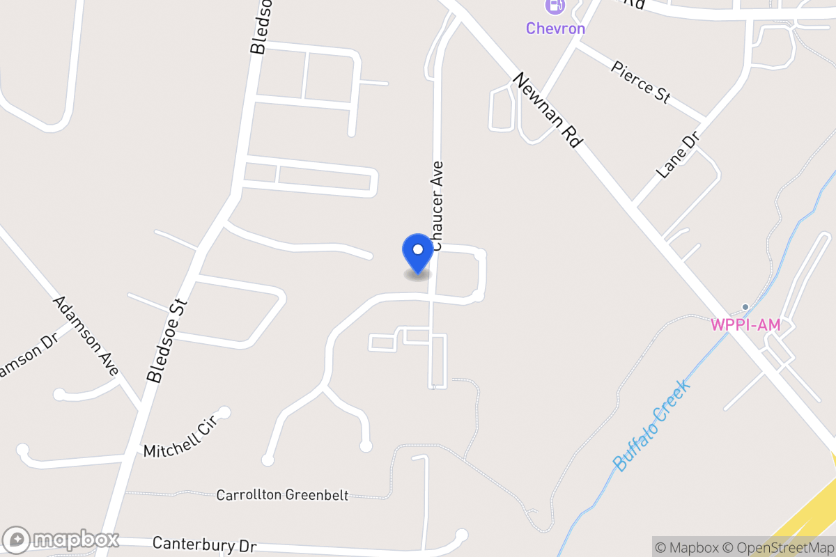 Map of 204 Chaucer Lane