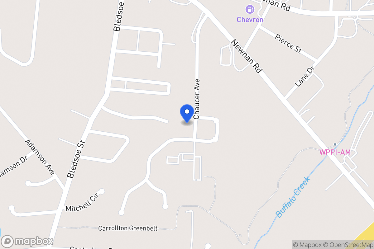 Map of 202 Chaucer Ln