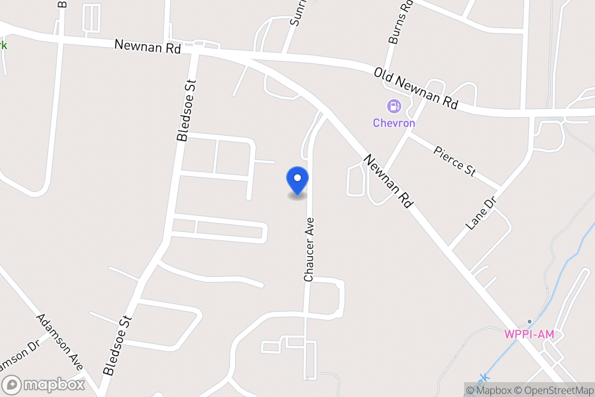 Map of 128 Chaucer Ln