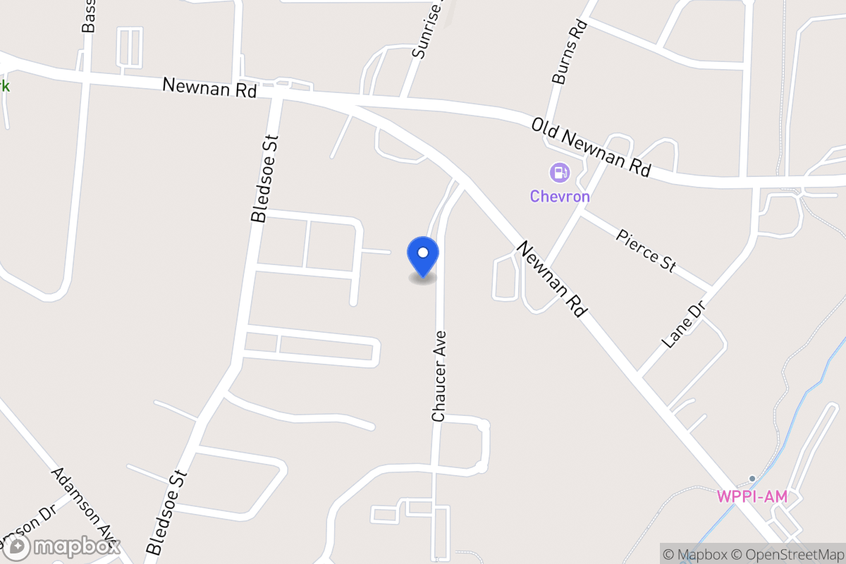 Map of 124 Chaucer Ln