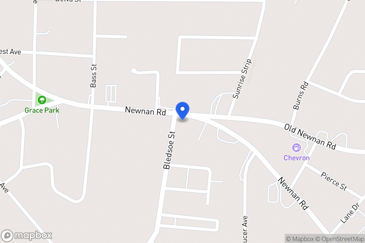 Map of 501 Newnan Rd