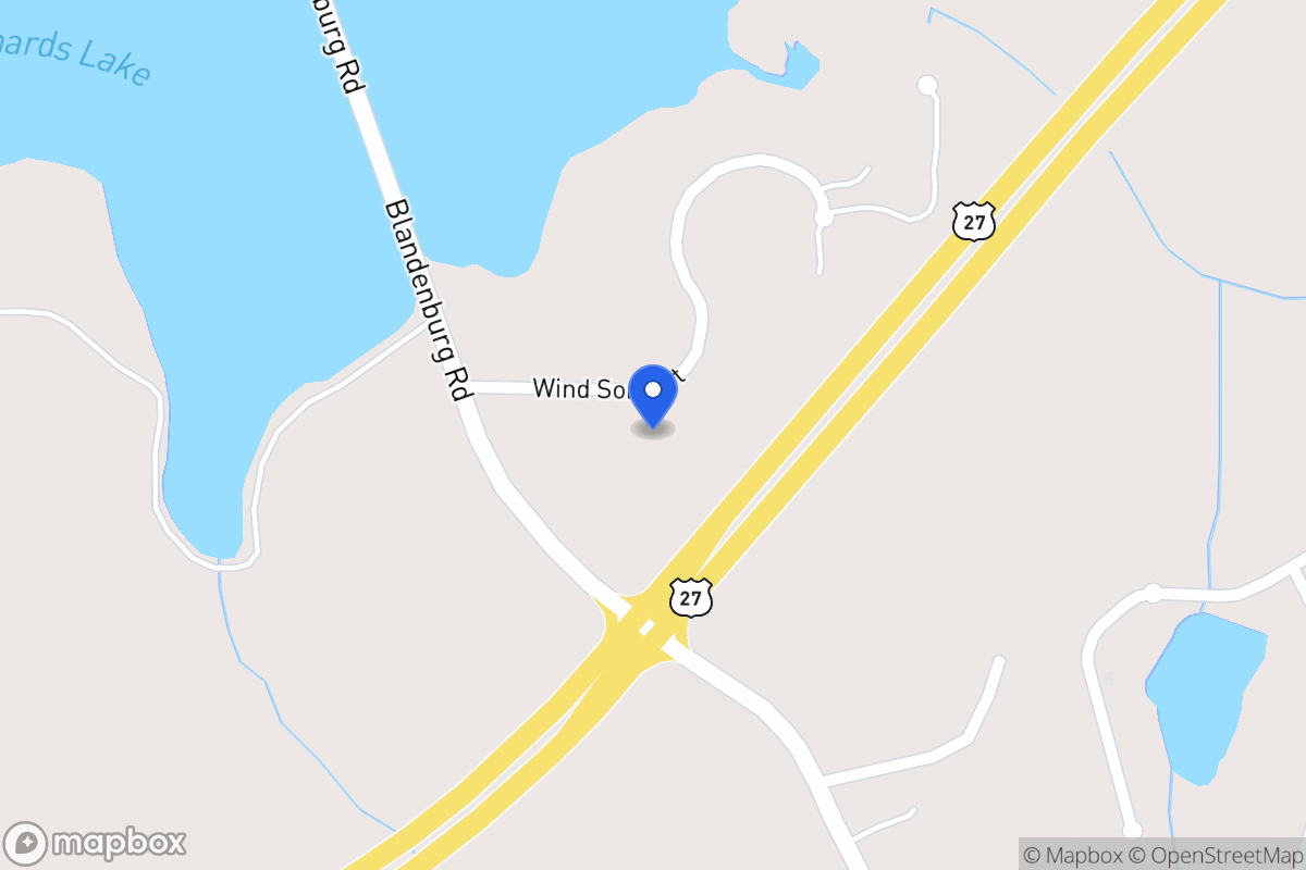 Map of 107 Windsong Ct