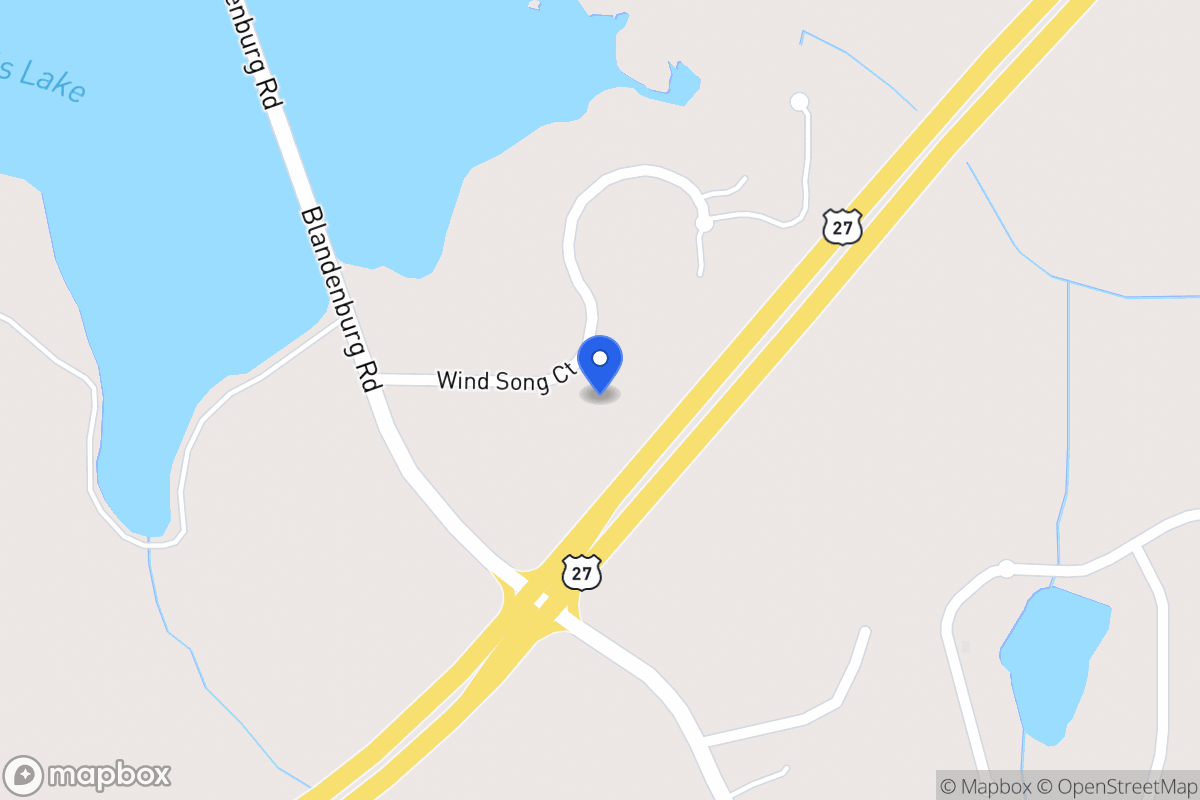 Map of 109 Windsong Ct