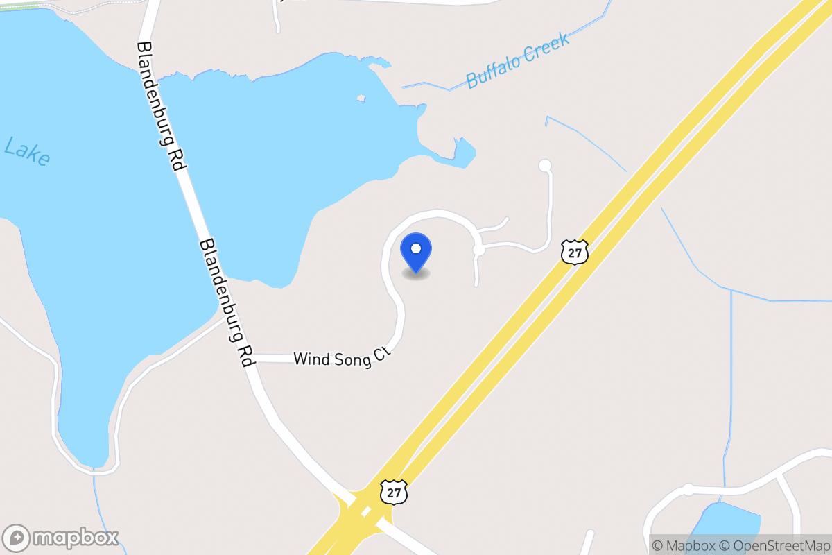 Map of 115 Windsong Ct