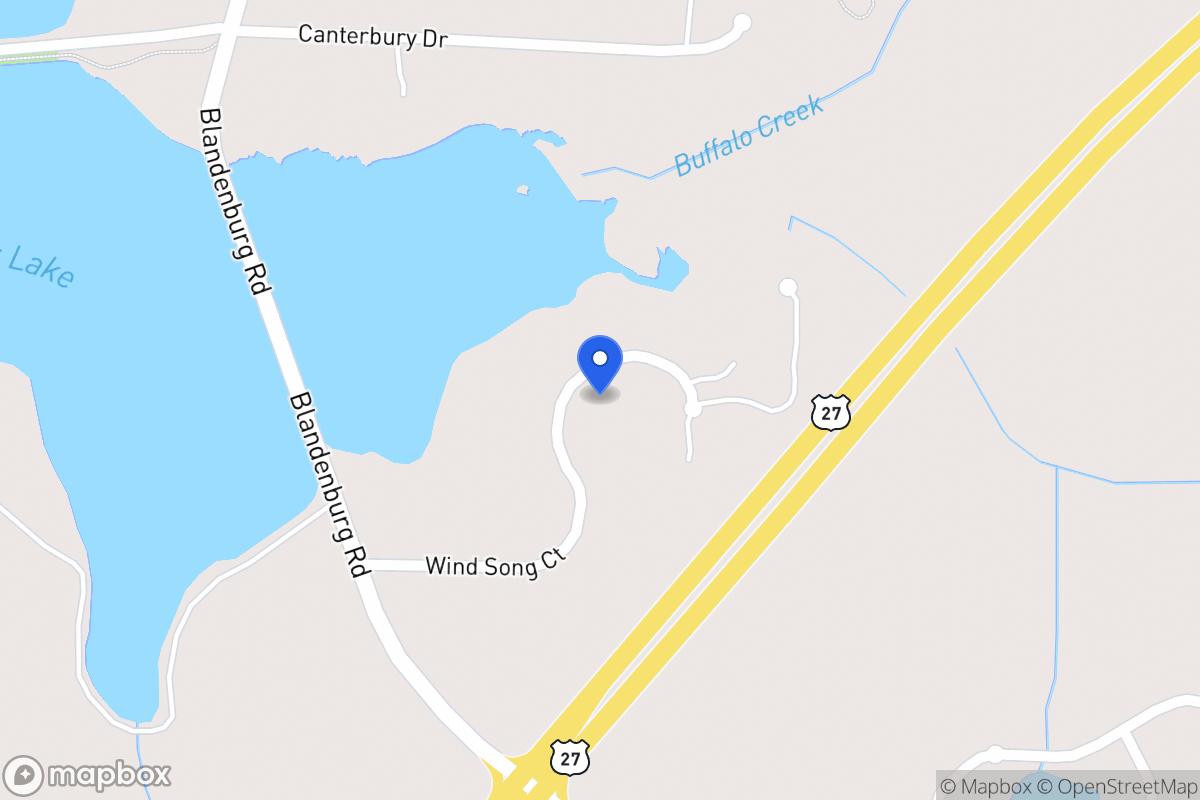Map of 117 Windsong Ct