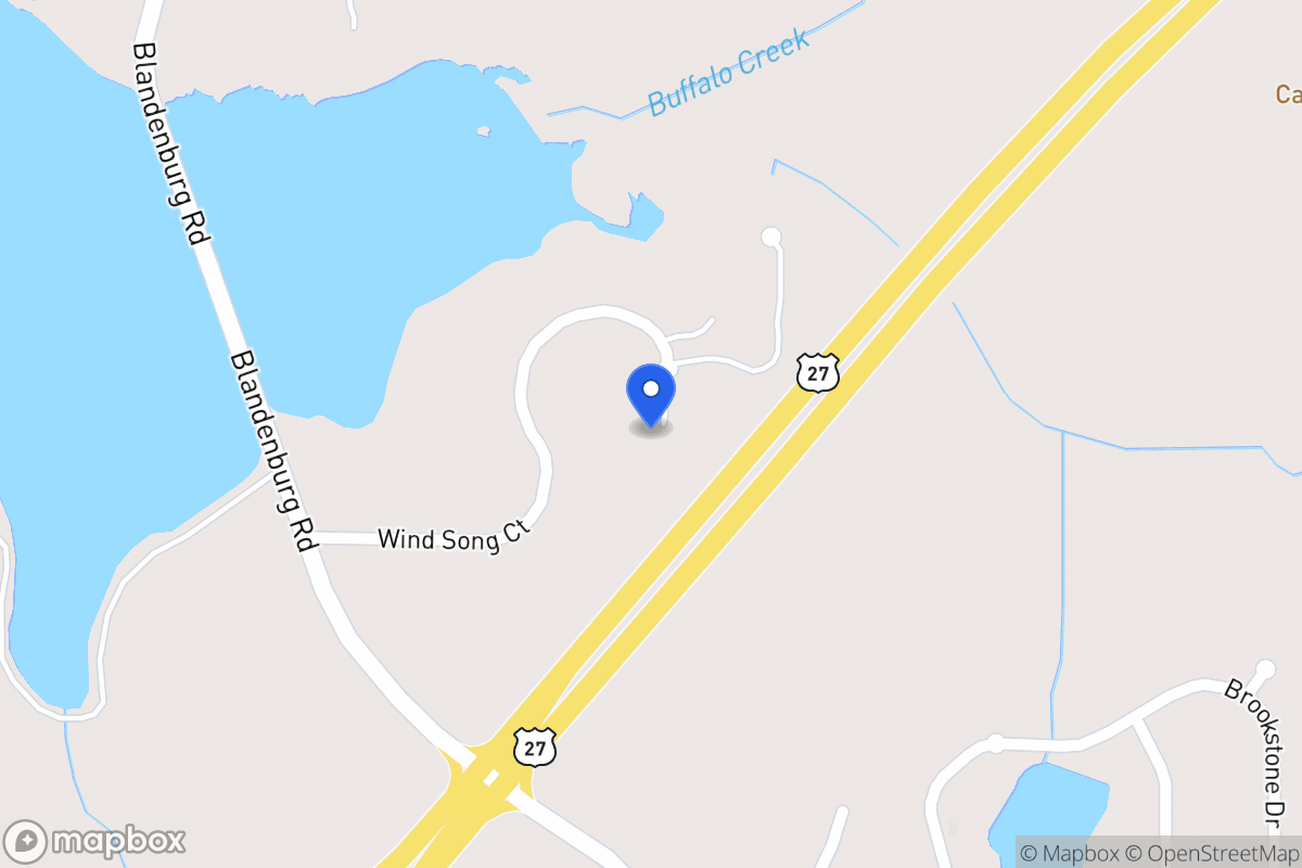 Map of 121 Windsong Ct