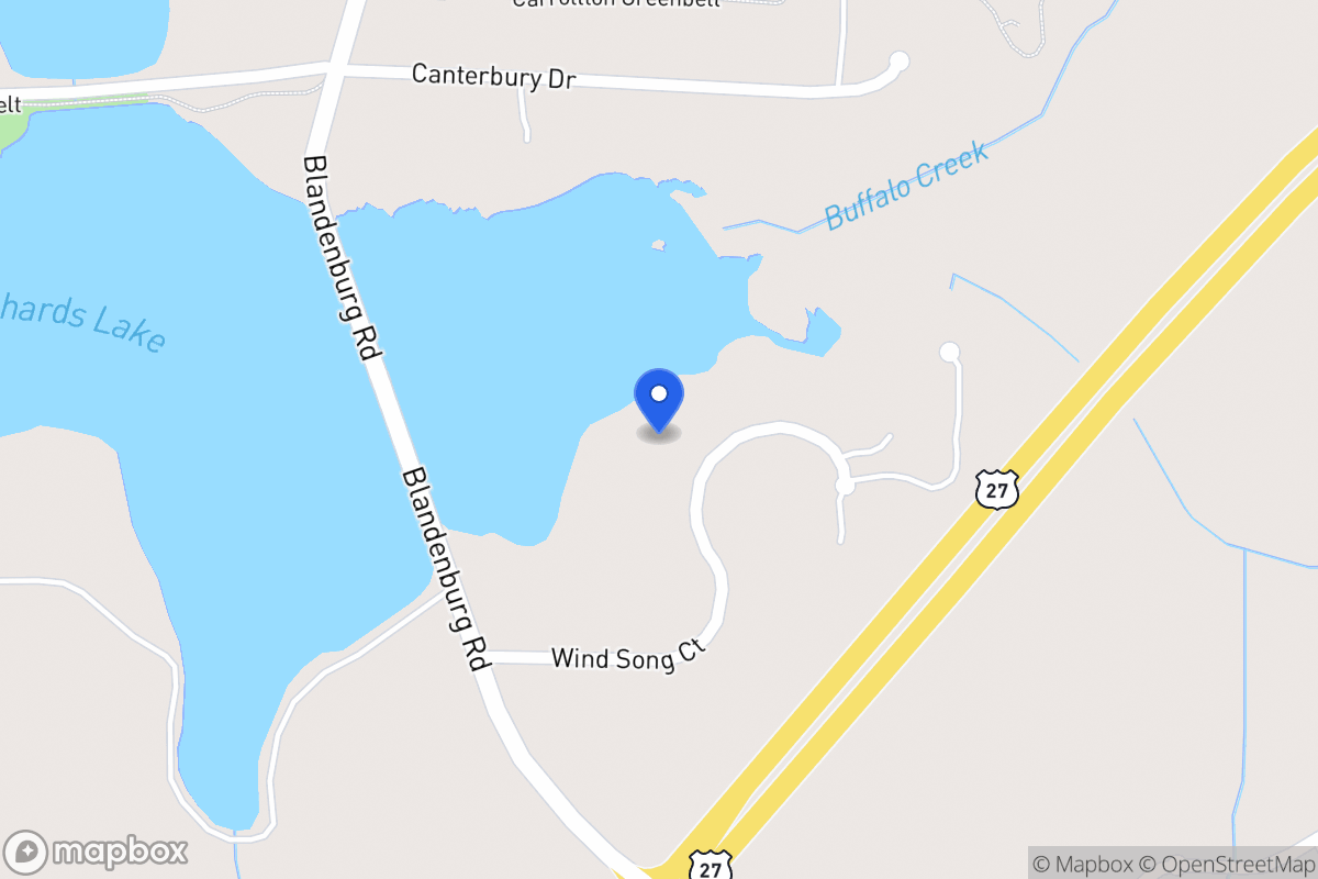 Map of 116 Windsong Ct