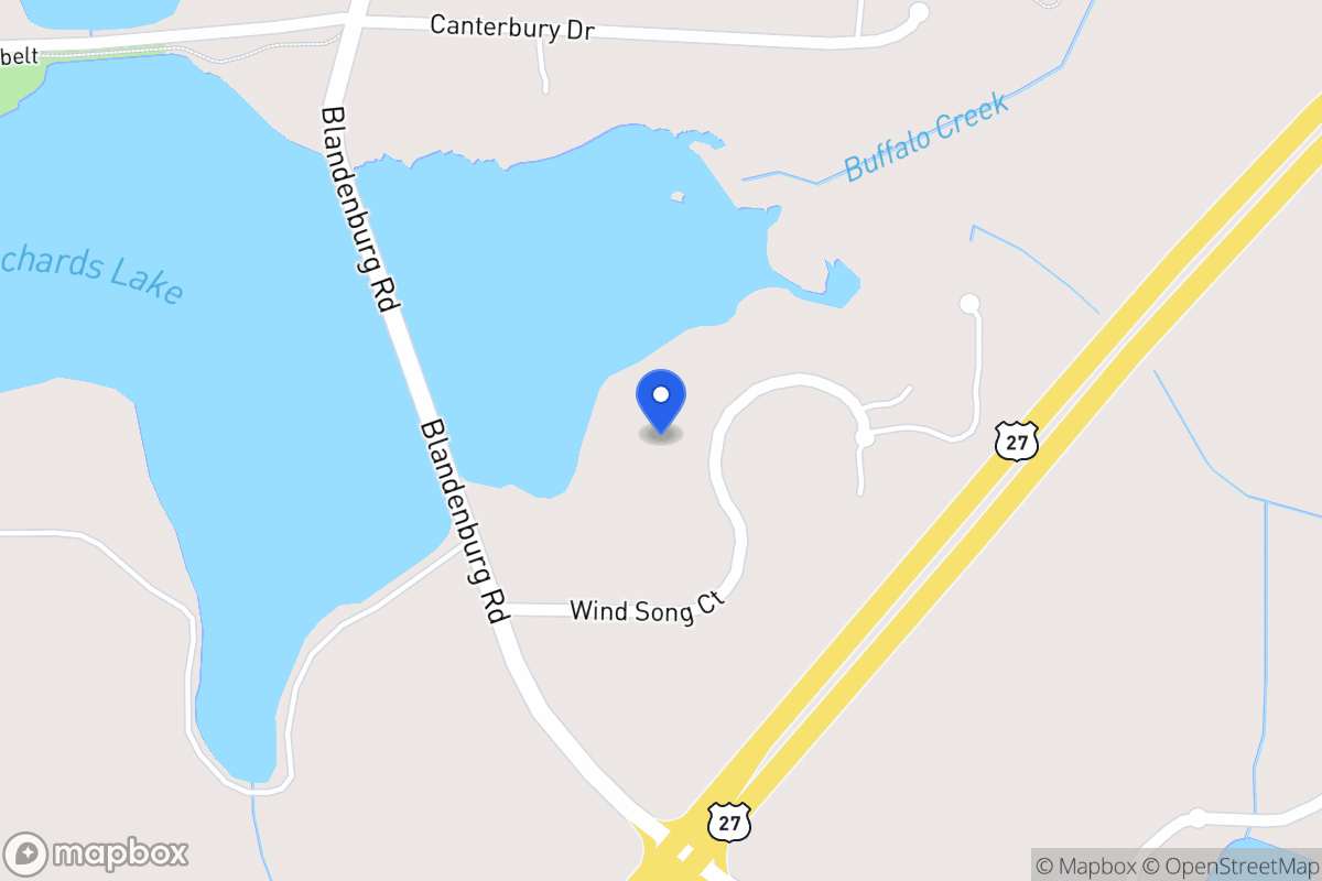 Map of 114 Windsong Ct