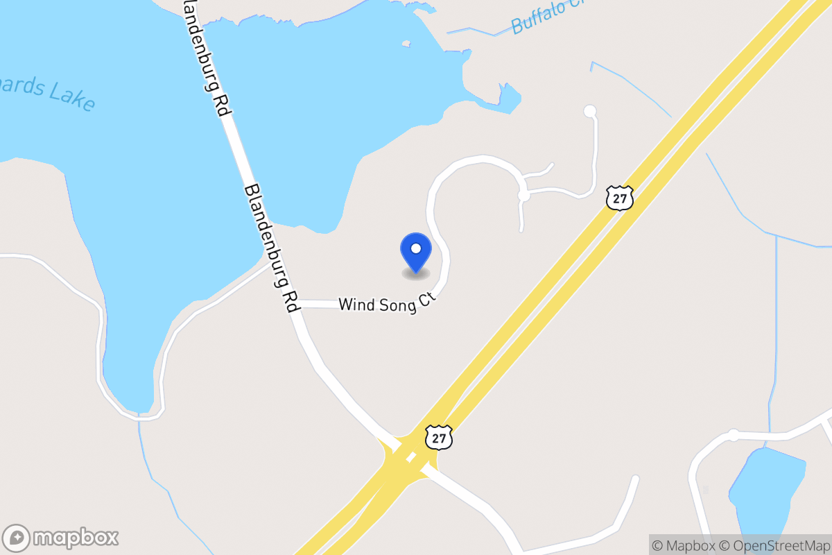 Map of 110 Windsong Ct