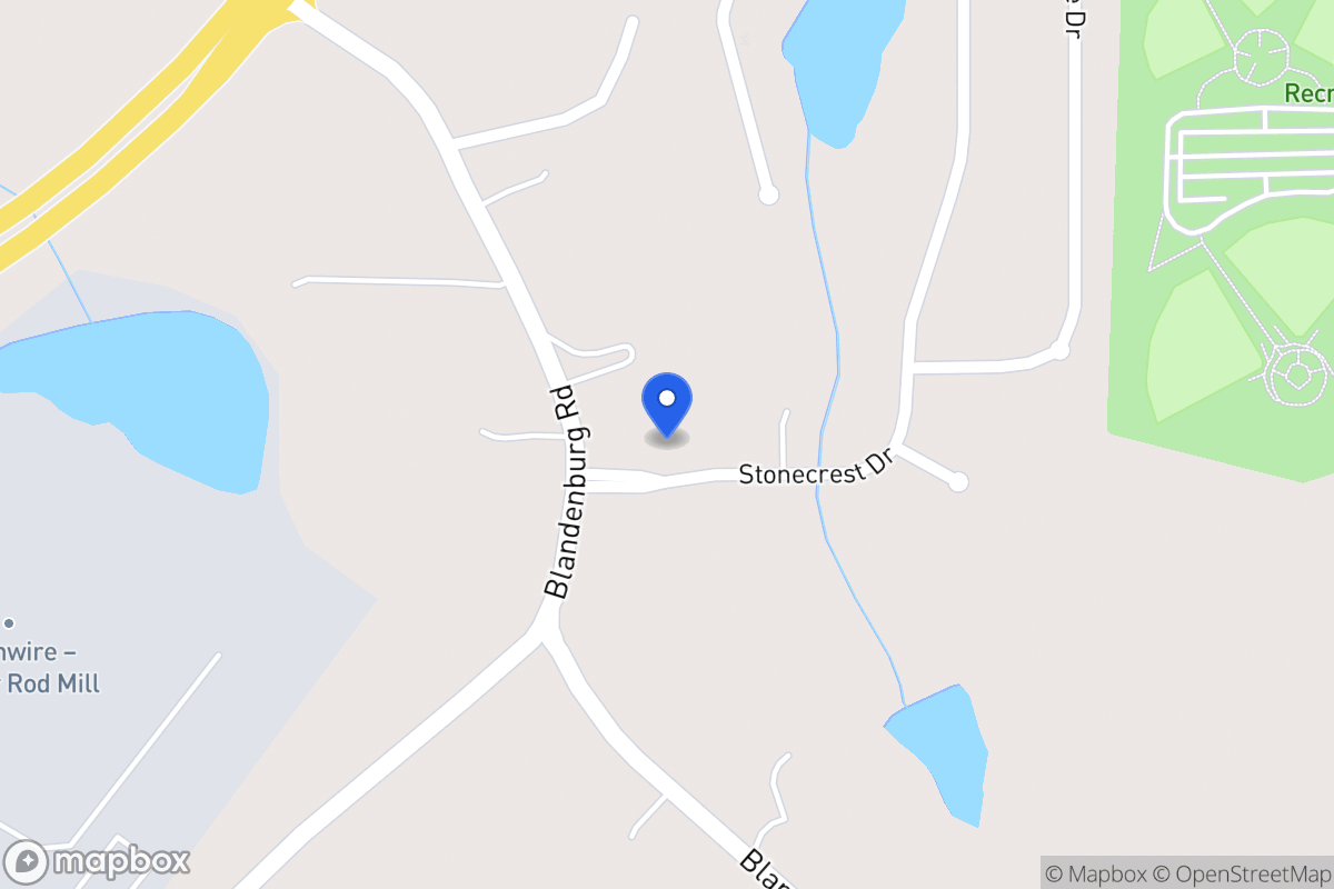 Map of 105 Stonecrest Dr