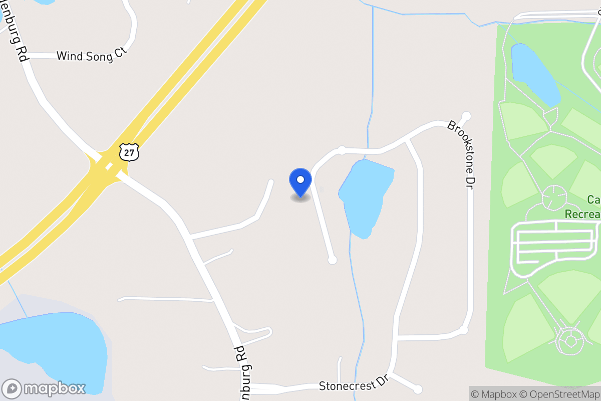 Map of 326 Brookstone Dr