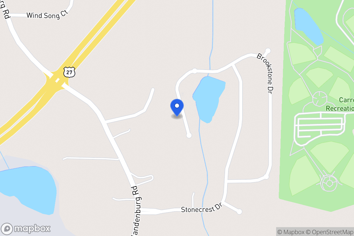 Map of 332 Brookstone Dr