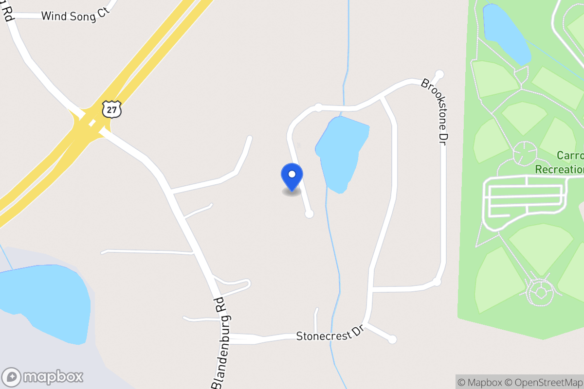 Map of 334 Brookstone Dr