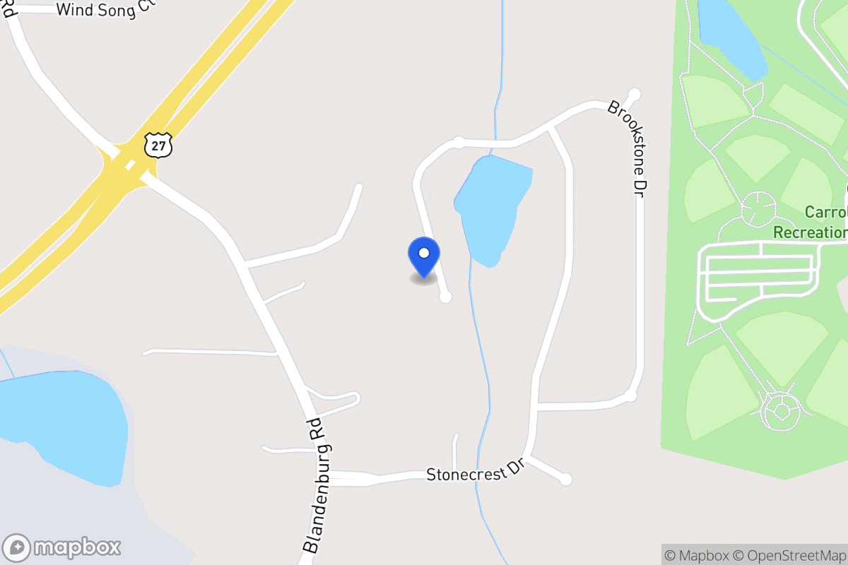 Map of 336 Brookstone Dr