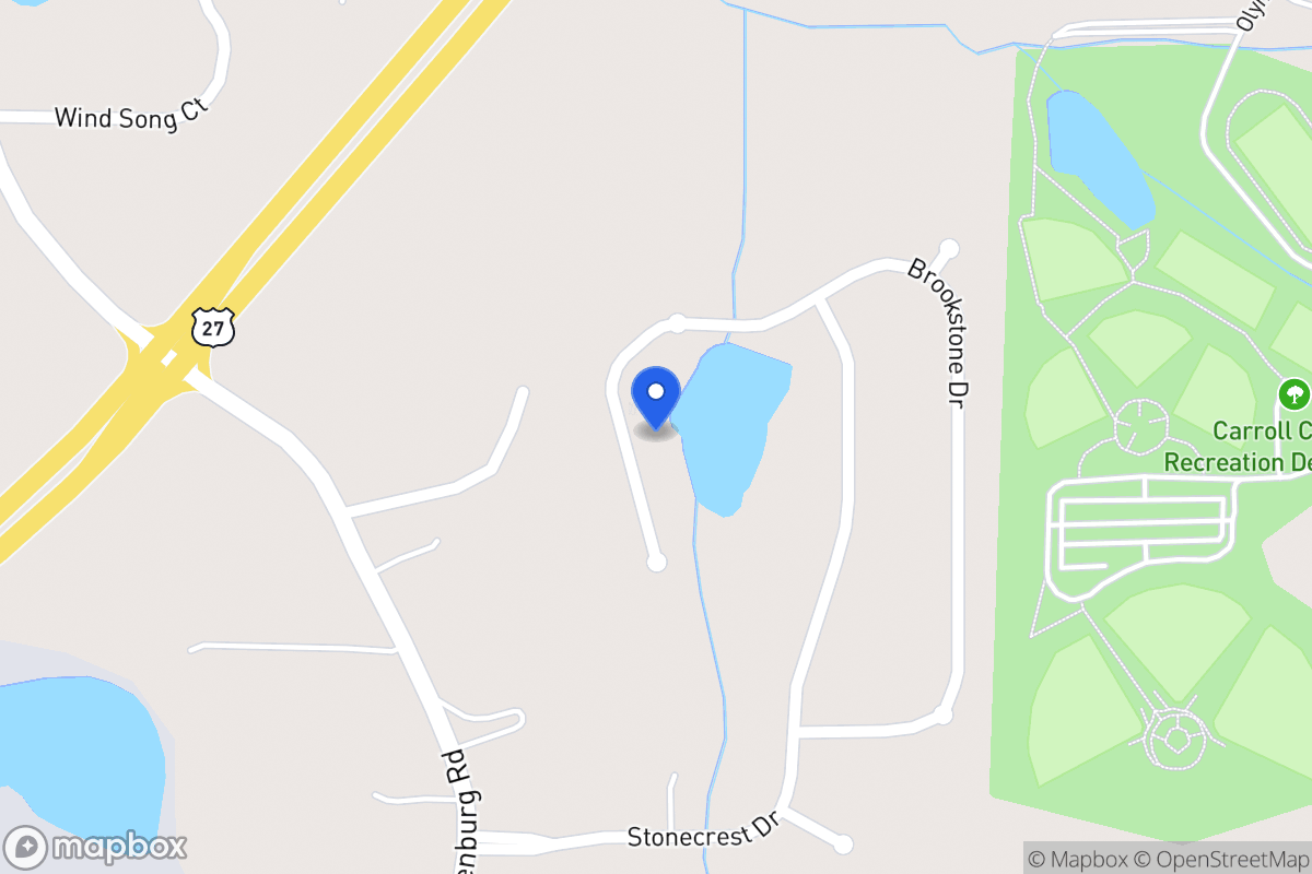 Map of 327 Brookstone Dr