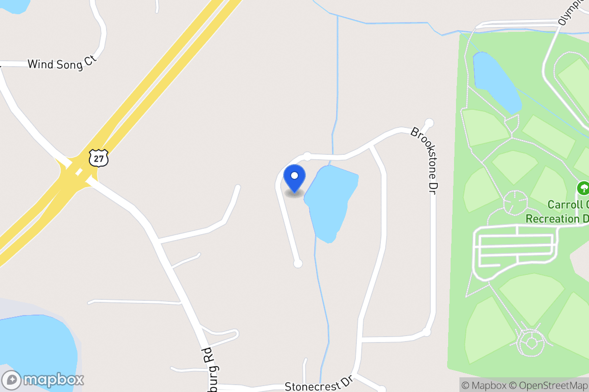 Map of 325 Brookstone Dr