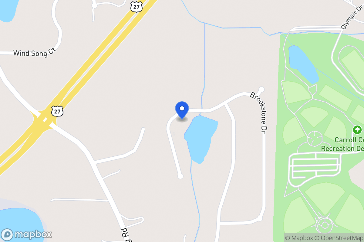 Map of 317 Brookstone Dr