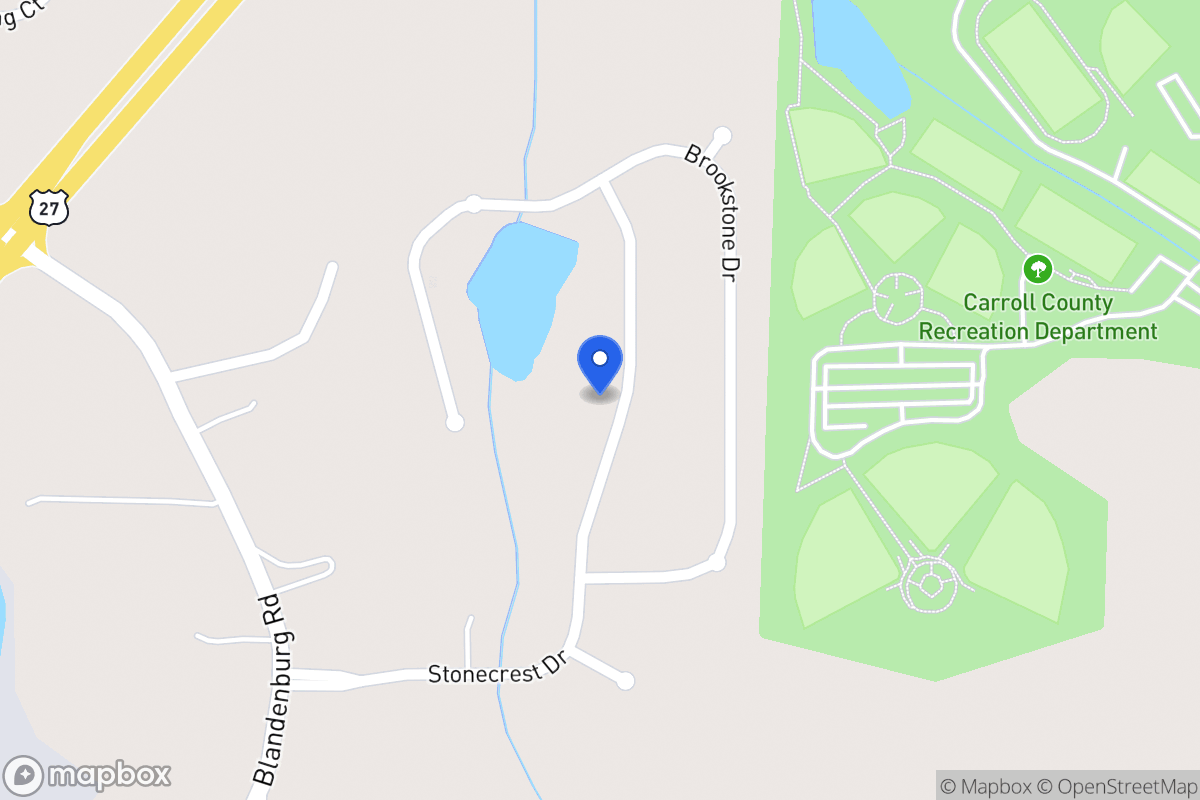 Map of 317 Stonecrest Dr