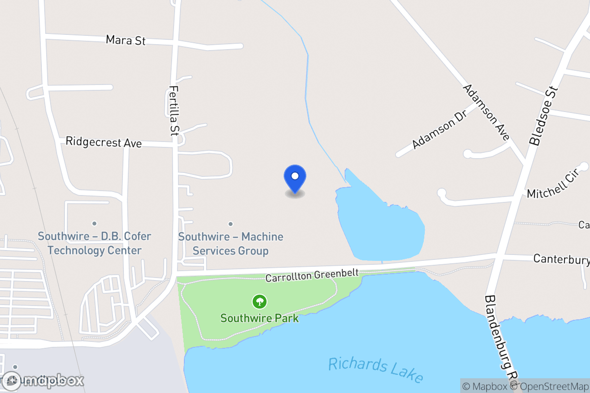 Map of Strickland Rd