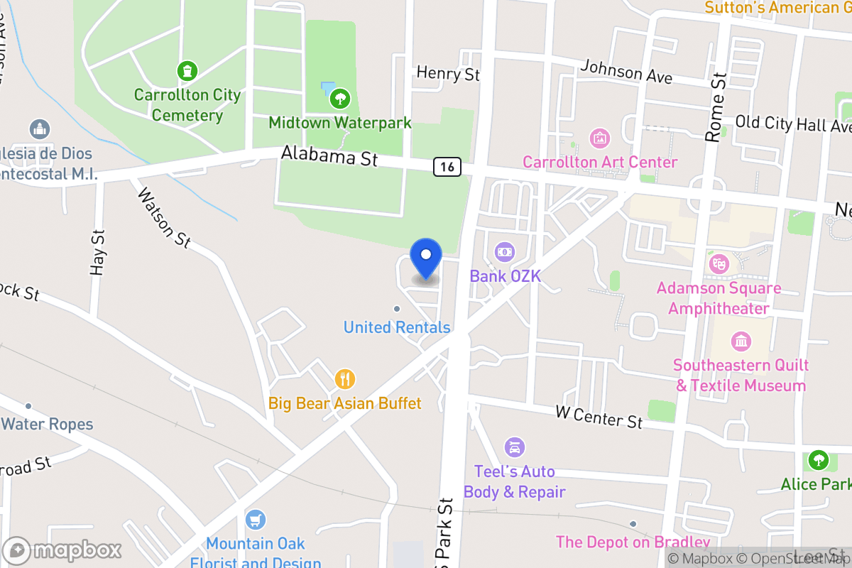 Map of 125 S Park St