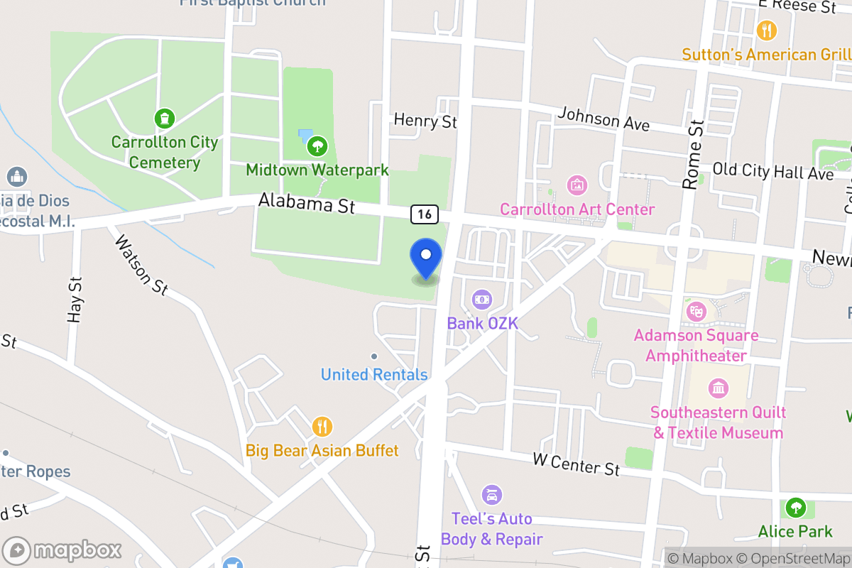 Map of S Park St