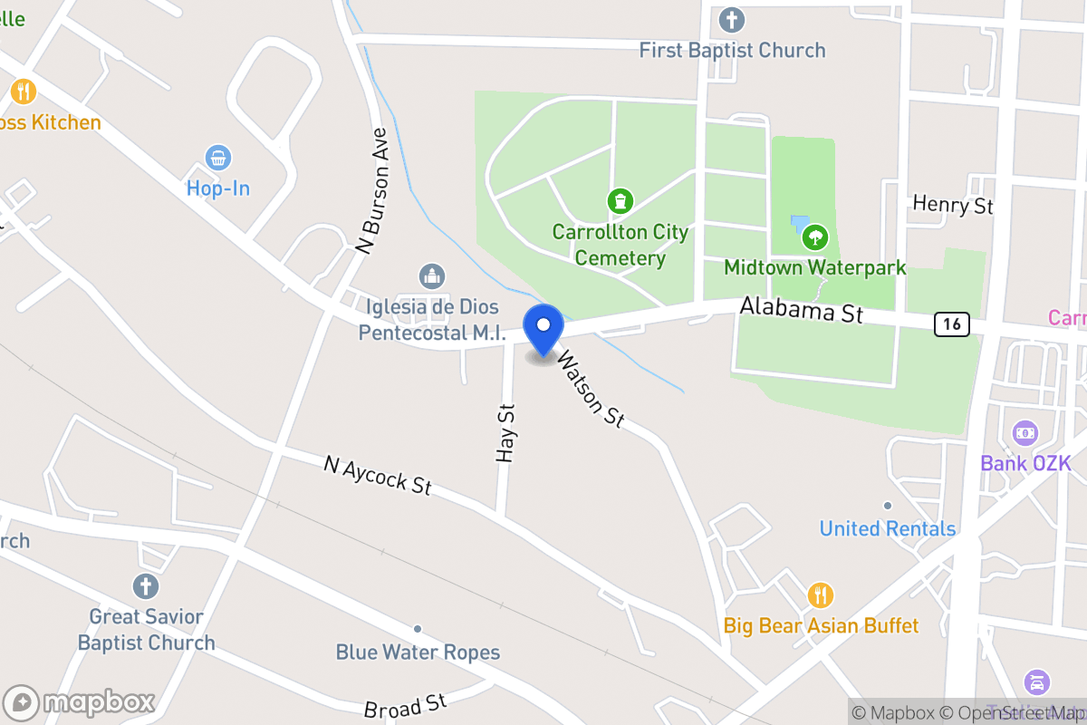 Map of 602 Alabama St